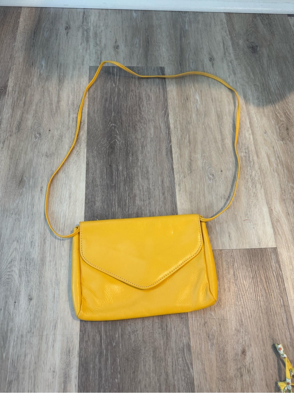 Yellow lightweight purse